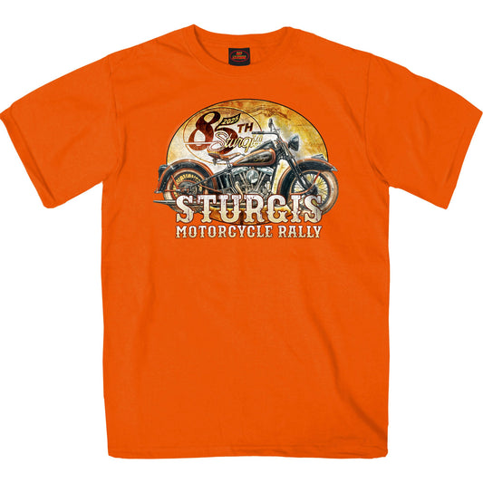 2025 Sturgis Motorcycle Rally Drafting Orange SS T-Shirt