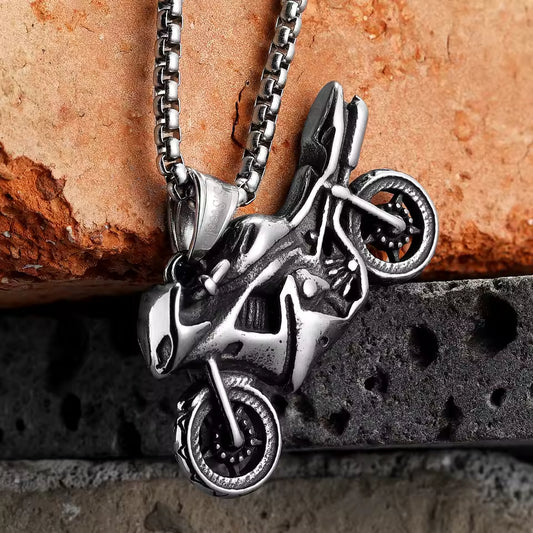 Racing Motorcycle Necklace