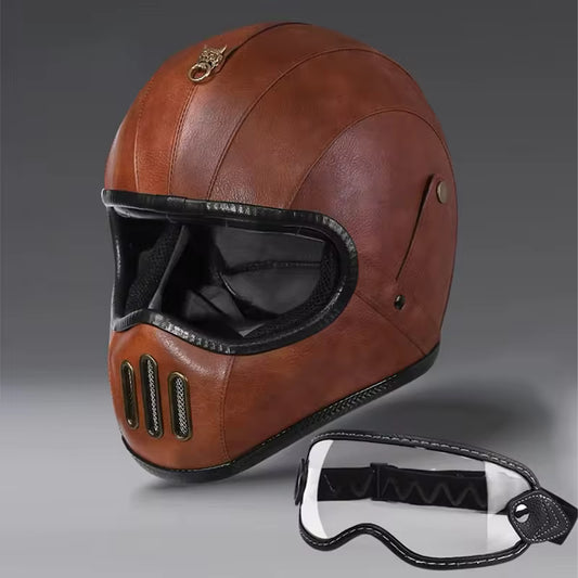 Fenris Helmet - Cowhide Brown