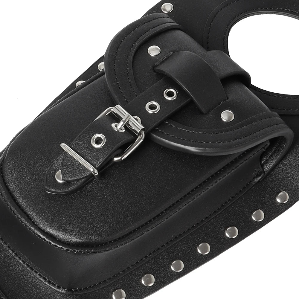 Leather Tank Chap Cover for Harley Davidson 883 / 1200 XL Sportster