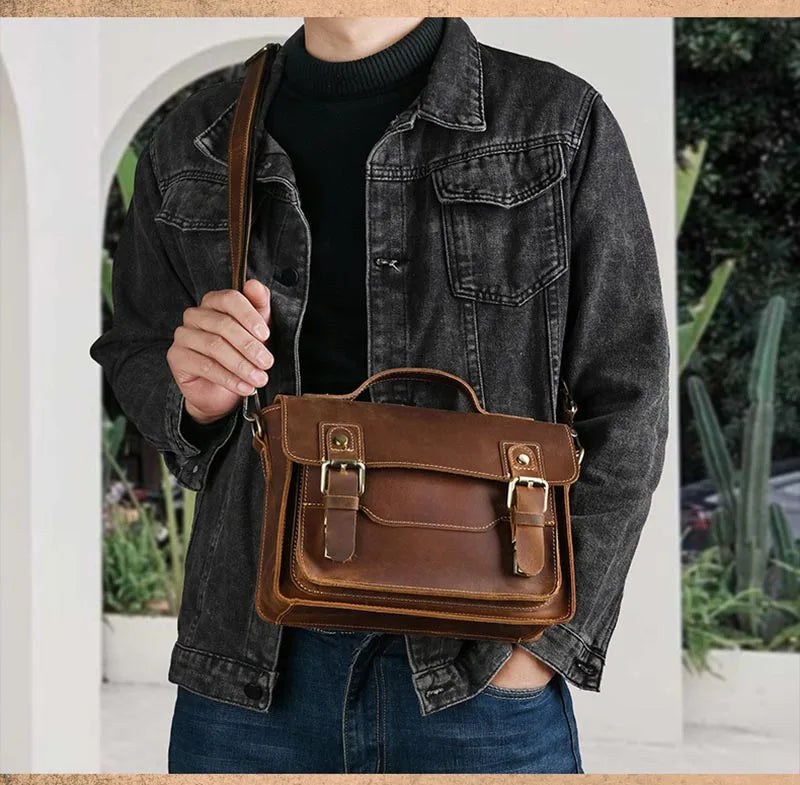 Gary Leather Shoulder Bag