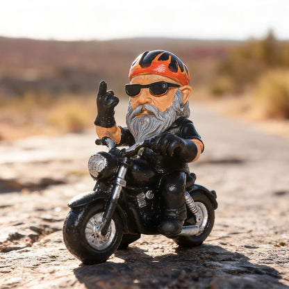 Motorcycle Rider Resin Figurine