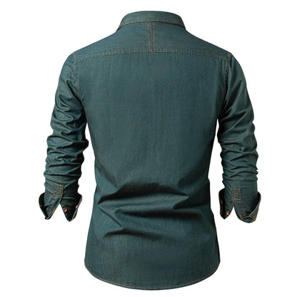 William Long Sleeve Denim Shirt