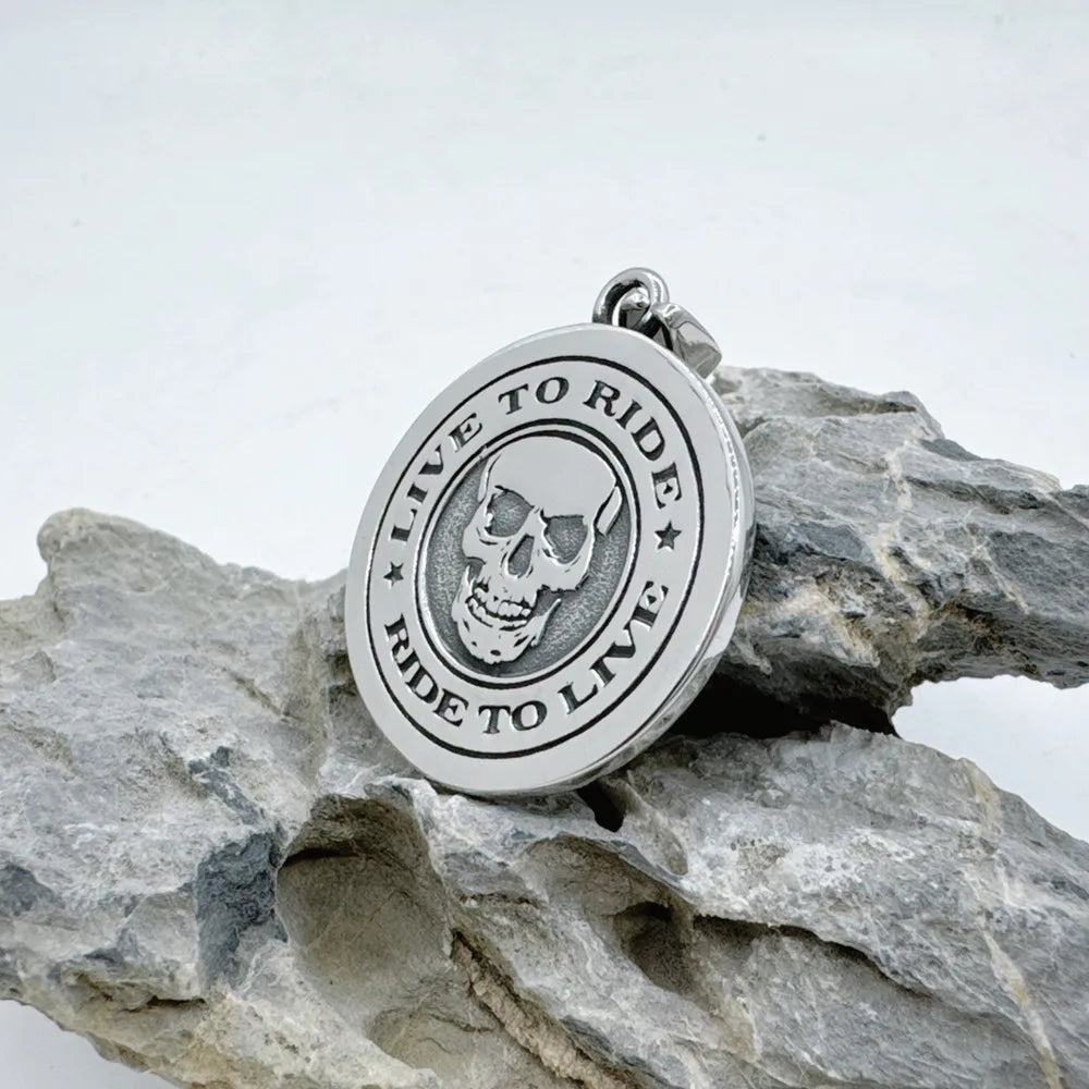 Live to Ride Ride to Live Necklace