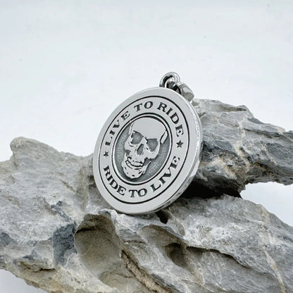Live to Ride Ride to Live Necklace
