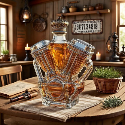 IronPulse Whiskey Bottle