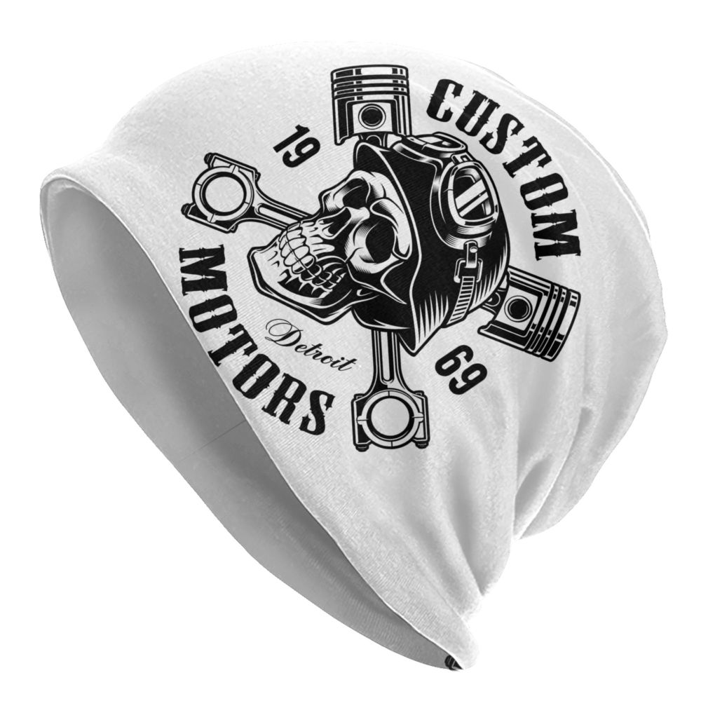 Custom Motors Skull Beanie VA06
