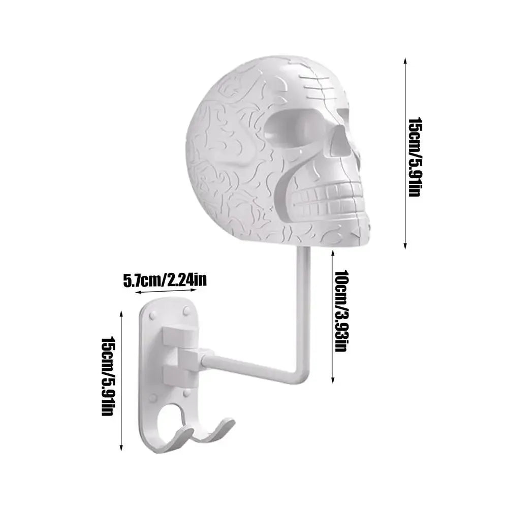 Skull Head Helmet Holder