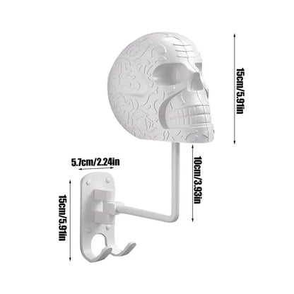Skull Head Helmet Holder