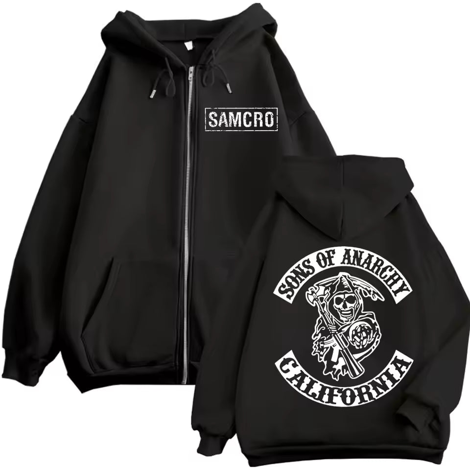 Samcro - Son of Anarchy Zipper Hoodie