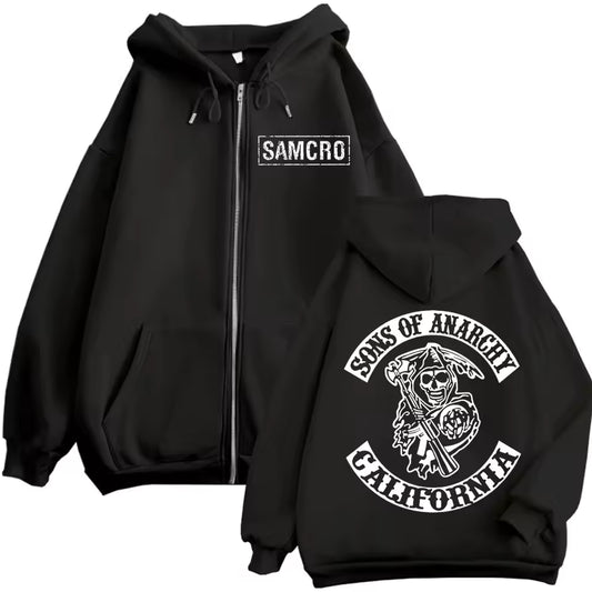Samcro - Son of Anarchy Zipper Hoodie