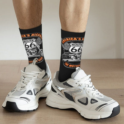 Highway Route 66 Socks