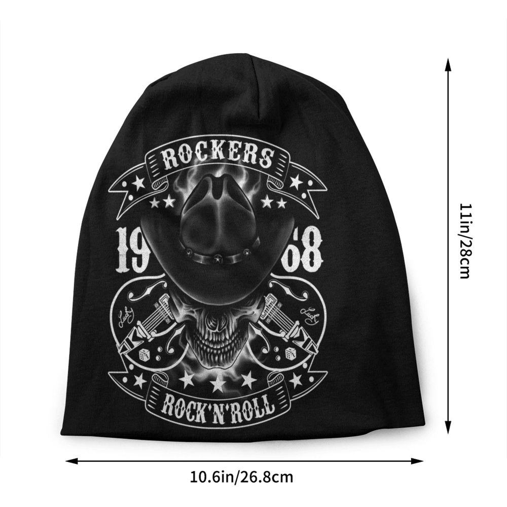 Rockers Skull Beanie VA04