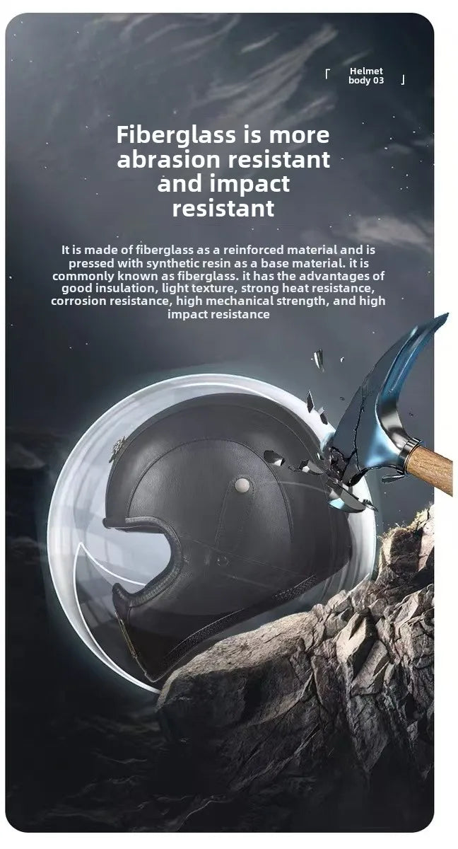 Fenris Helmet - Cowhide Brown