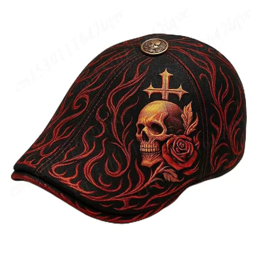 James Embroidery Flat Cap