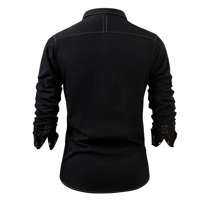 William Long Sleeve Denim Shirt
