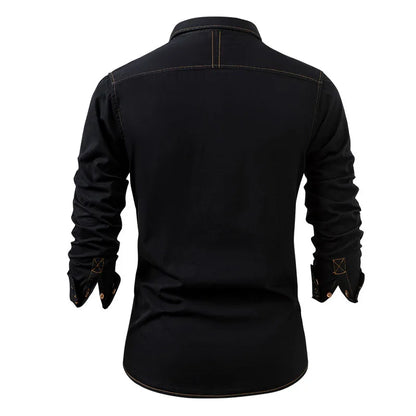 William Long Sleeve Denim Shirt