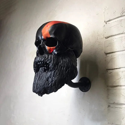 Bearded Skull Helmet Holder