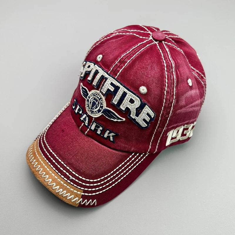 Spitfire Embroidery Vintage Baseball Cap