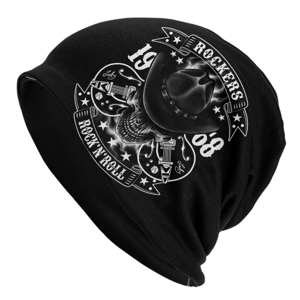 Rockers Skull Beanie VA04