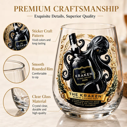 The Kraken Octopus Whiskey Glass