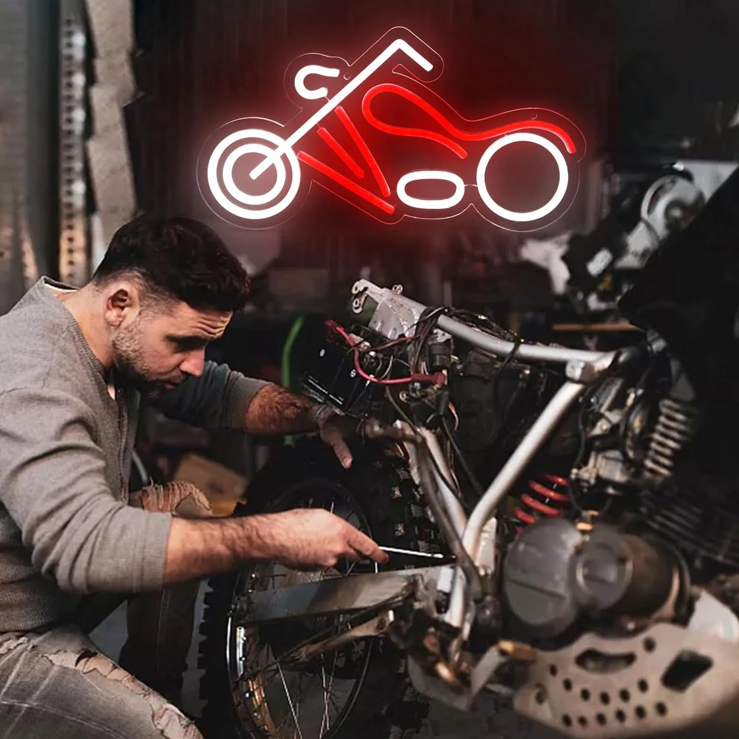 Motorcycle Neon Sign