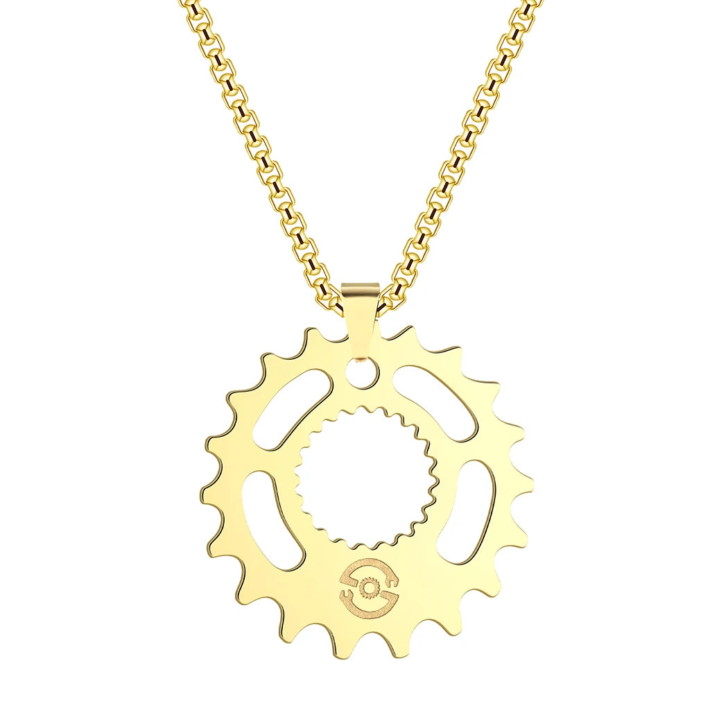 Motorcycle Gear Necklace