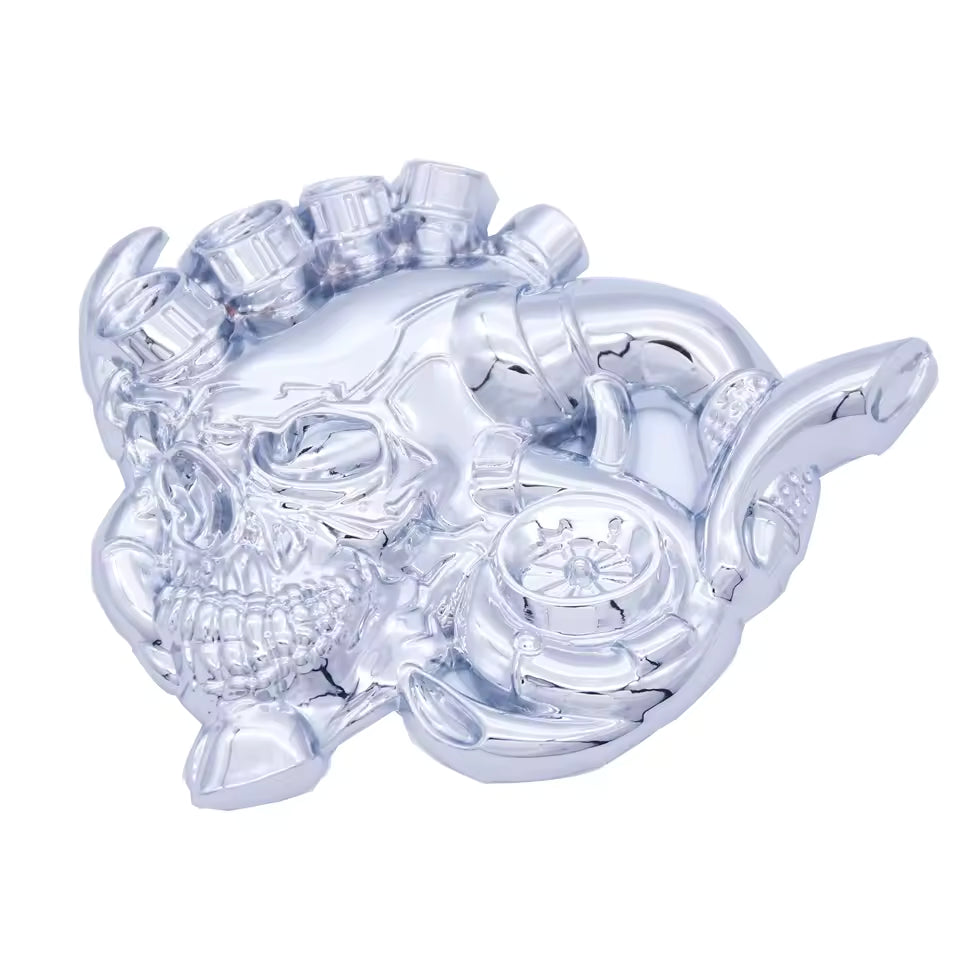 Metal Skull Motorcycle Fuel Tank Stickers