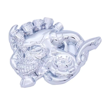 Metal Skull Motorcycle Fuel Tank Stickers
