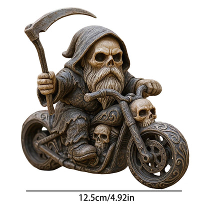 Reaper Riding Motorcycle Figurine