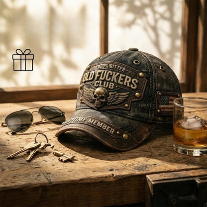 Old F*uckers Club Embroidered Baseball Cap