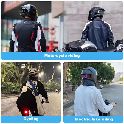 Smart LED Helmet Display