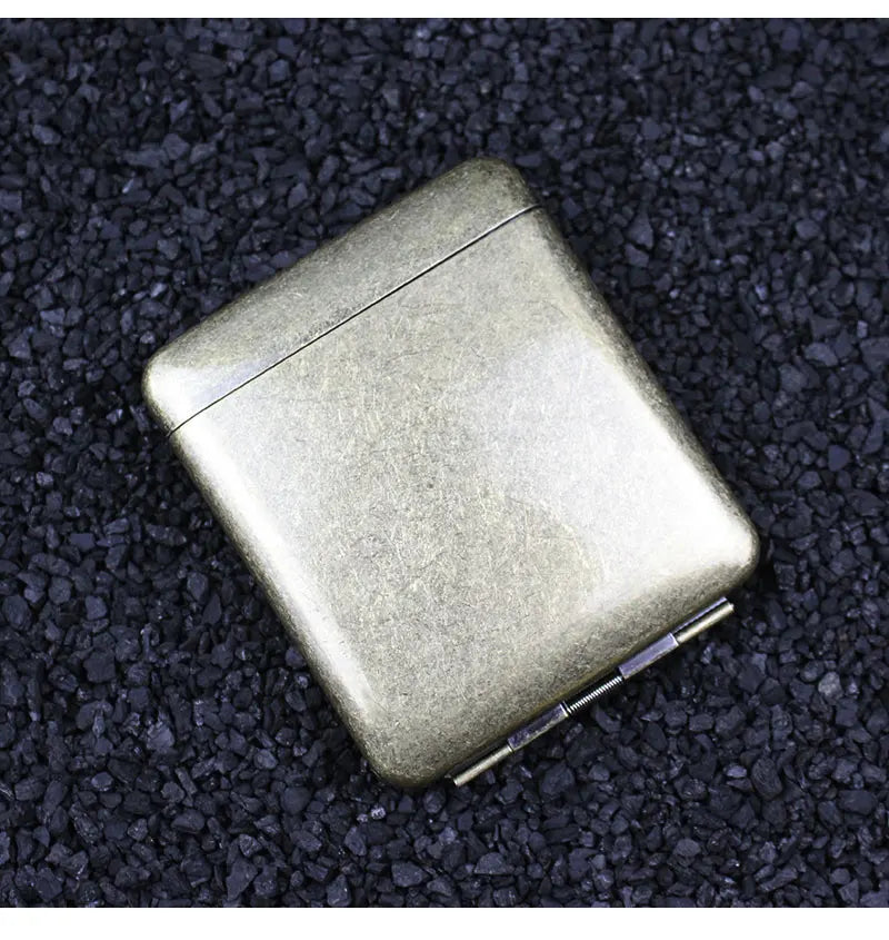 Retro Metal Cigarette Case Box