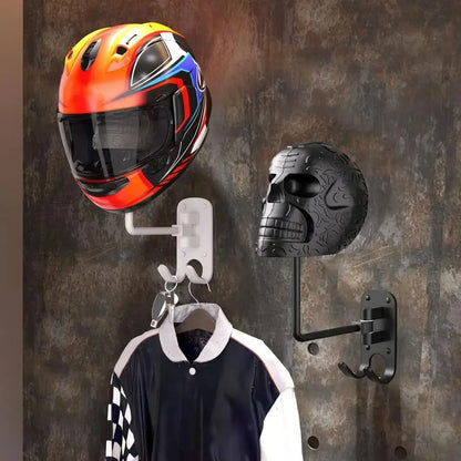 Skull Head Helmet Holder