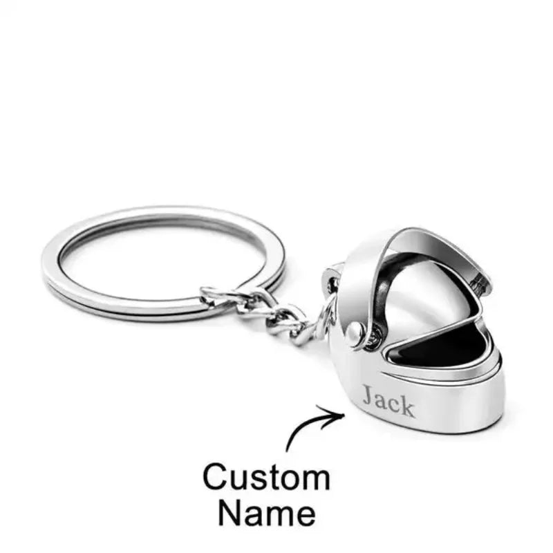 Customized Motorcycle Helmet Keychain