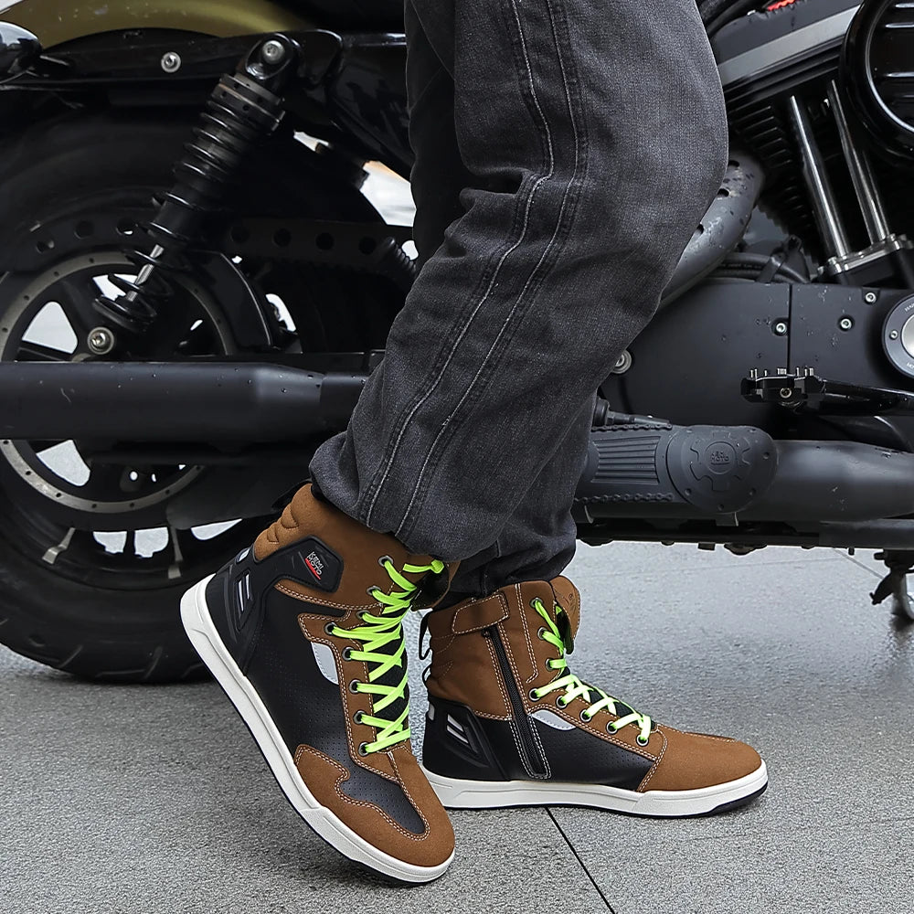 Lancol Motorcycle Shoes - ABG x KemiMoto