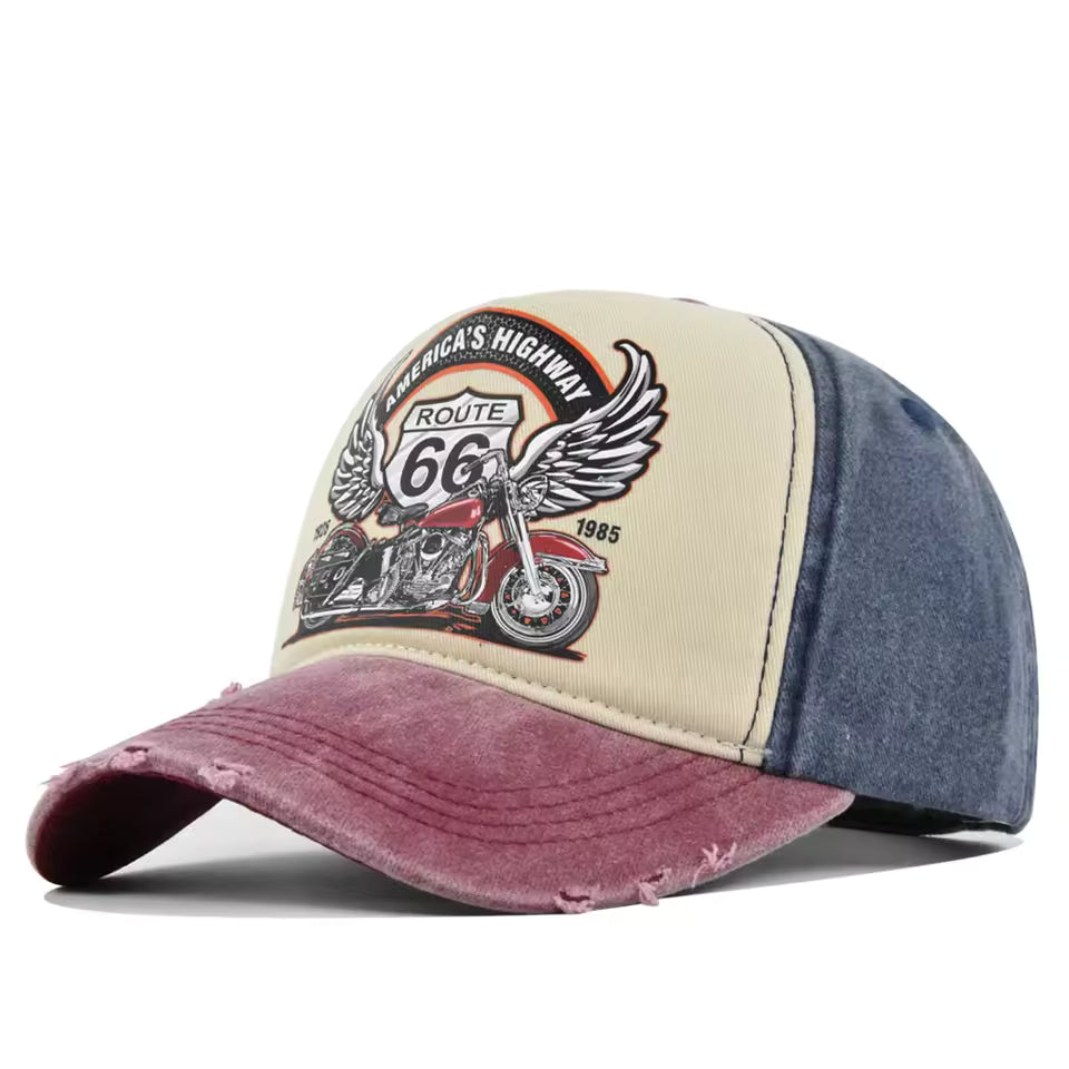America's Highway Route 66 Baseball Cap