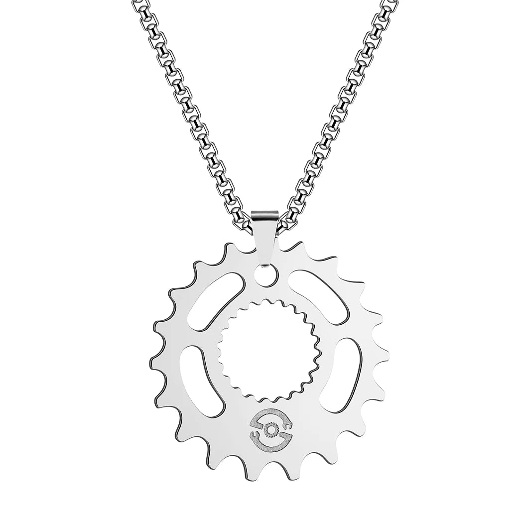 Motorcycle Gear Necklace