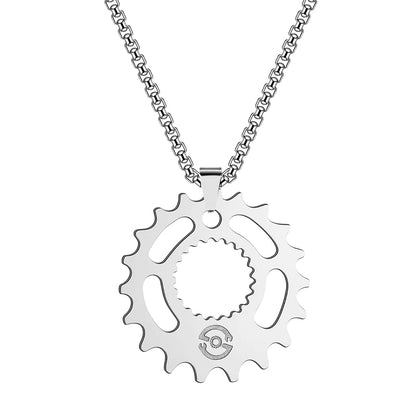 Motorcycle Gear Necklace