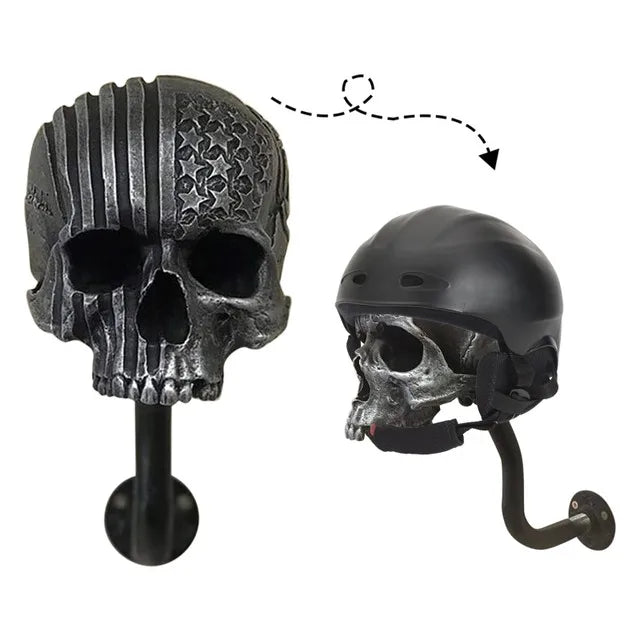 Route 66 Skull Helmet Holder