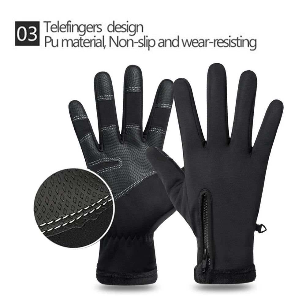 Thermal Fleece Lined Winter Gloves