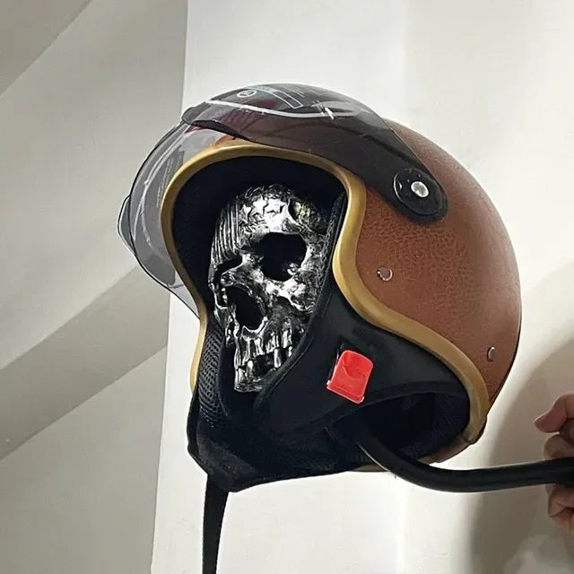 Route 66 Skull Helmet Holder