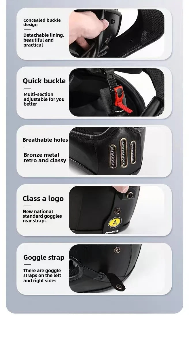 Fenris Helmet - Cowhide Brown