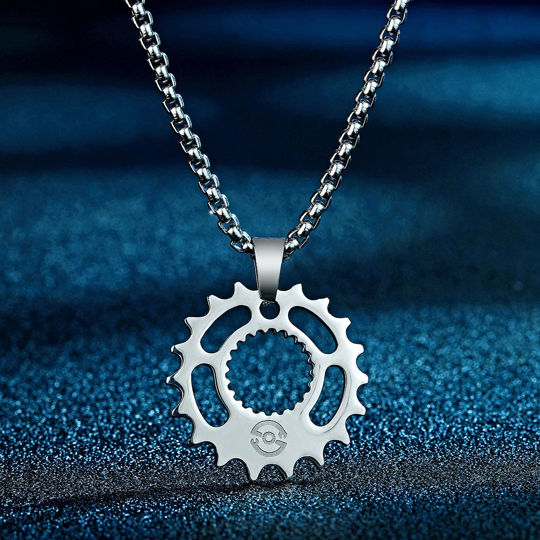 Motorcycle Gear Necklace
