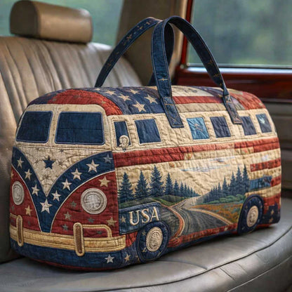 Roadtrip America Quilted Duffle Bag LD19