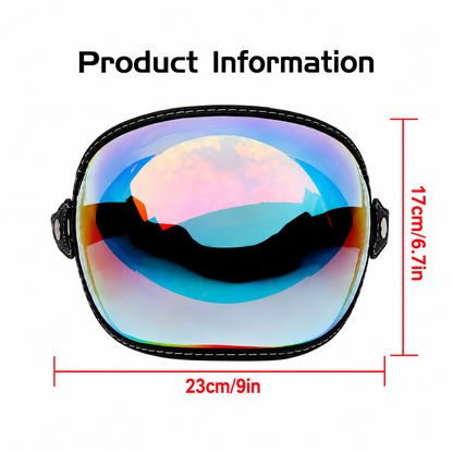 Flip up Lens Bubble Visor Face Shield Mask TT47