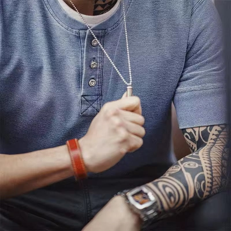 Throttle Line Henley Shirt