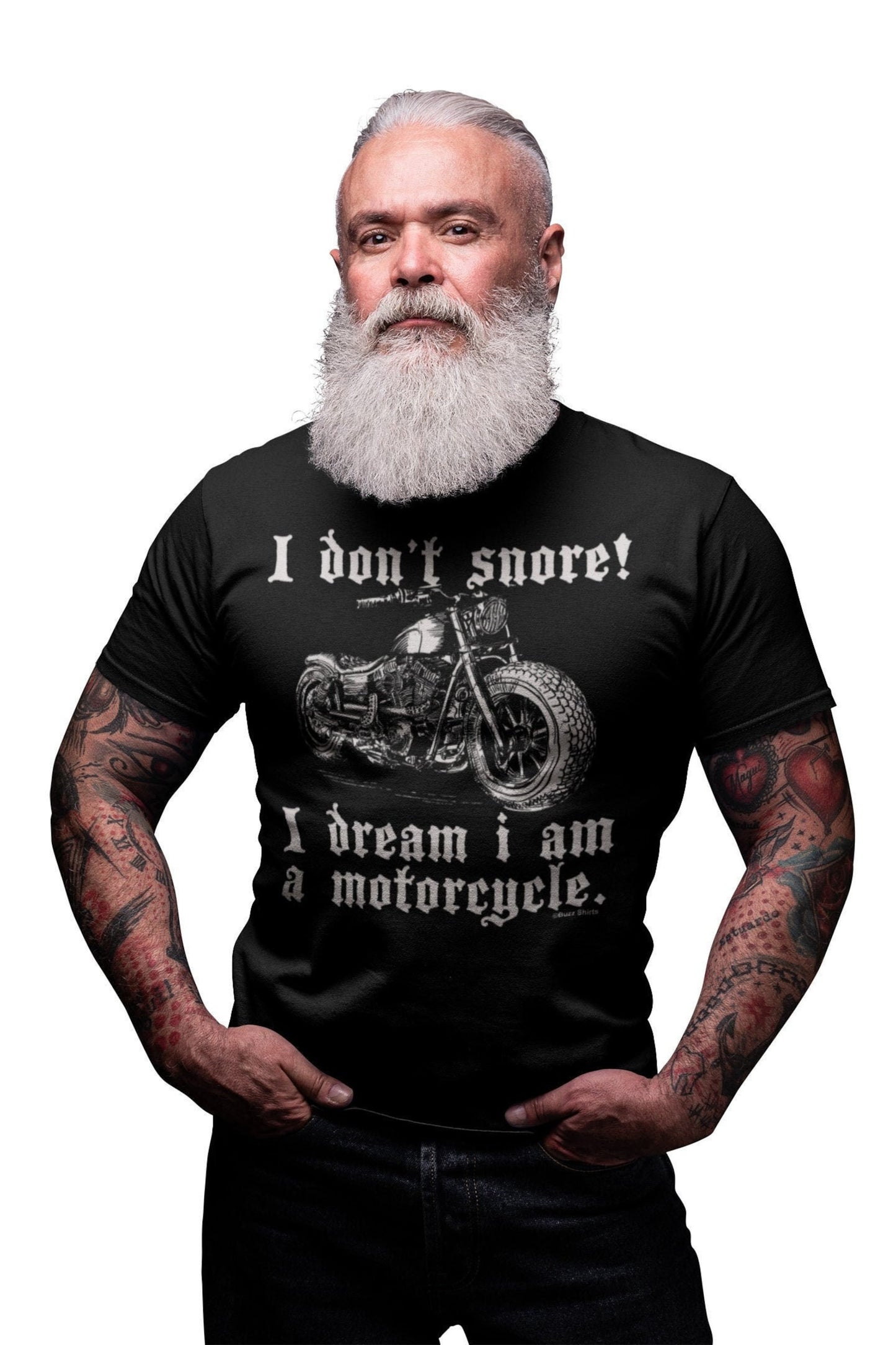 I Don't Snore I Dream I Am A Motorcycle Tee