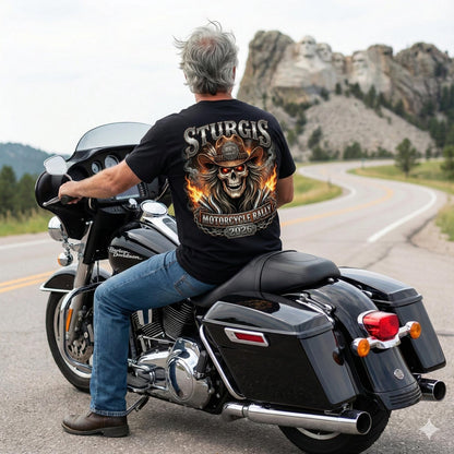 2026 Sturgis Motorcycle Rally Cowboy Skull - 86th Anniversary VA84