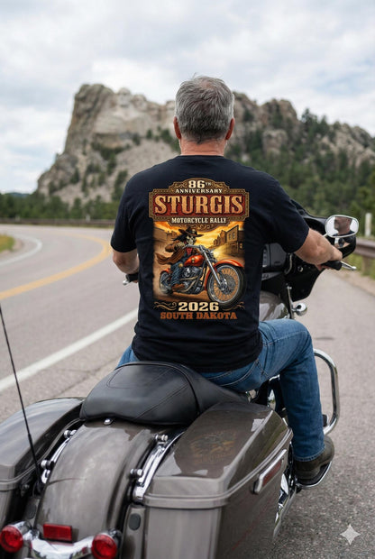 2026 Sturgis Motorcycle Rally Midnight Rider - 86th Anniversary VA88